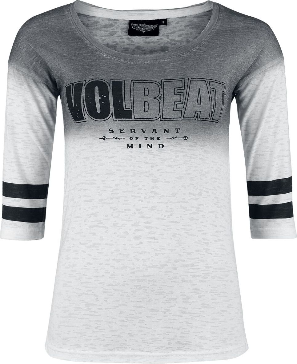 Volbeat EMP Signature Collection Dámské tričko s dlouhými rukávy bílá/šedá - RockTime.cz