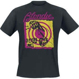 Blondie Call Me Tričko černá - RockTime.cz