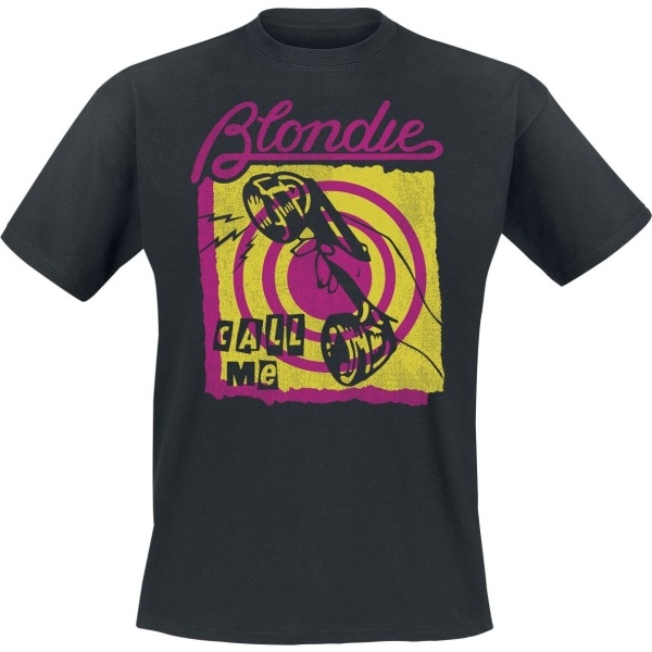 Blondie Call Me Tričko černá - RockTime.cz