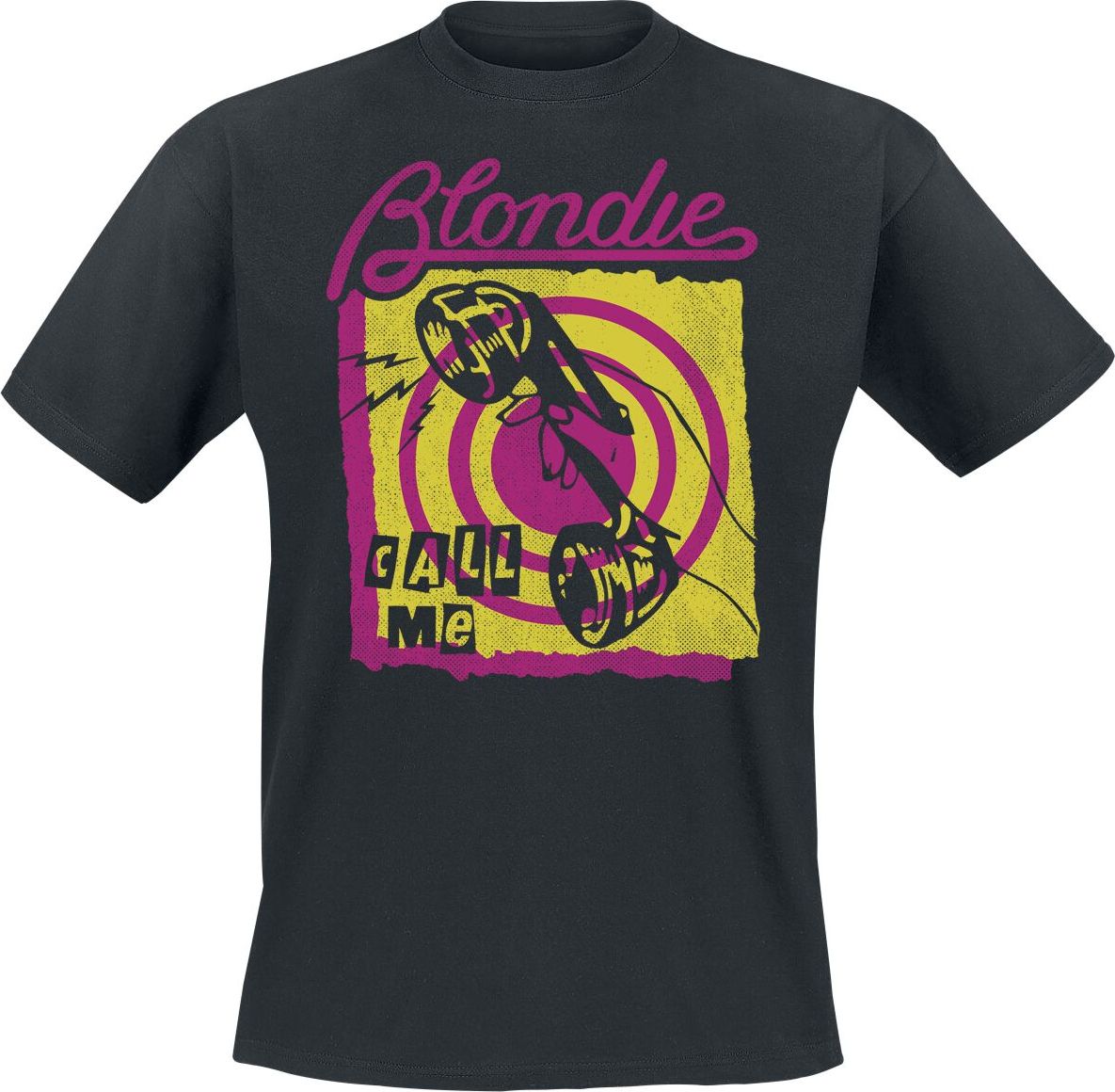 Blondie Call Me Tričko černá - RockTime.cz