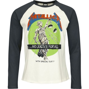 Metallica Amplified Collection - And Justice For All Baseball tričko s dlouhým rukávem vícebarevný - RockTime.cz