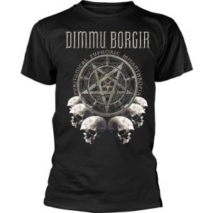 Dimmu Borgir Puritanical Euphoric Misanthropia Skulls Tričko černá - RockTime.cz