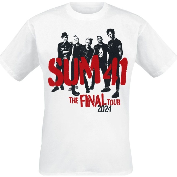 Sum 41 Spray Paint - Tour Shirt 2024 Tričko bílá - RockTime.cz