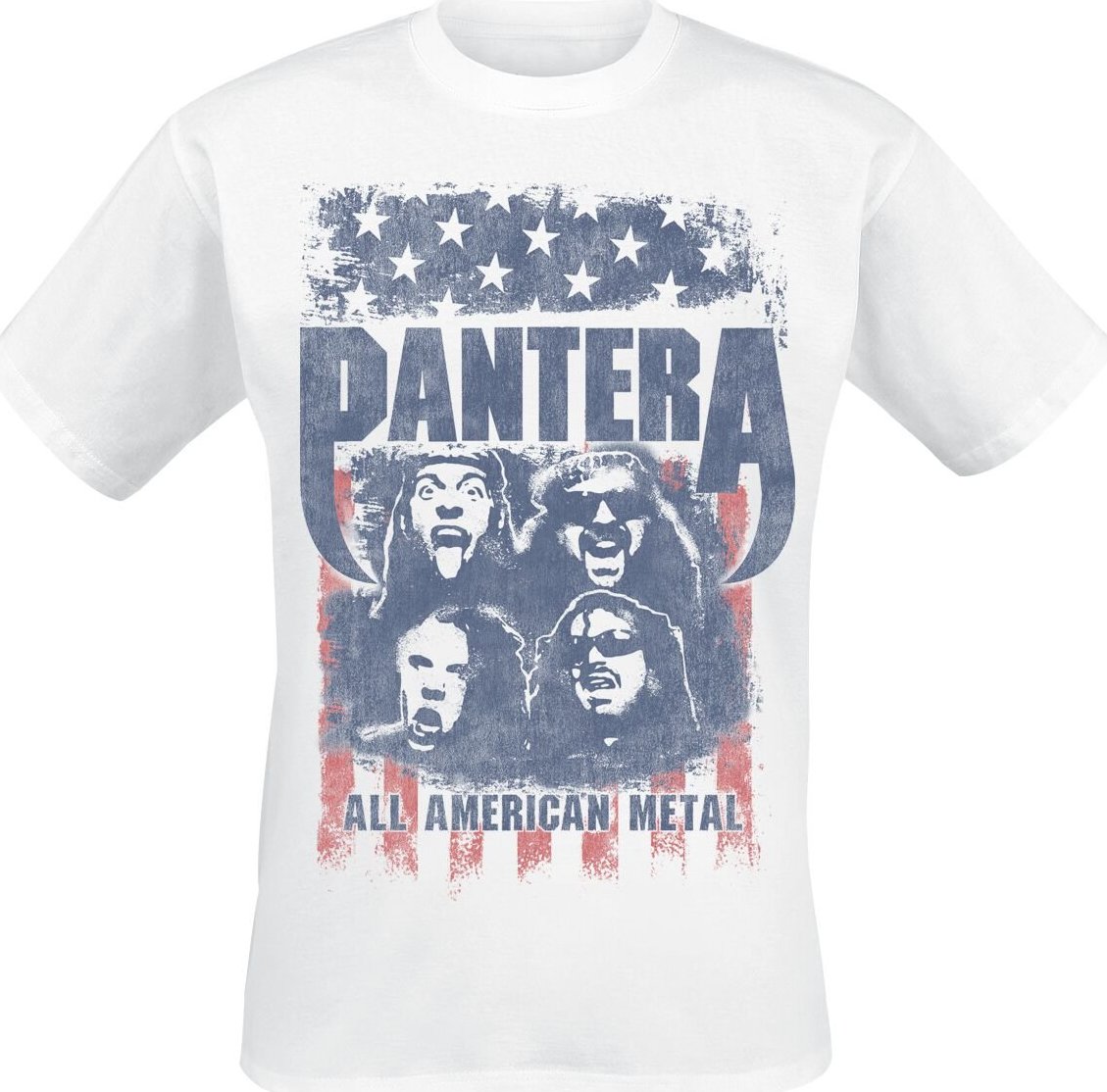 Pantera All American Metal Tričko bílá - RockTime.cz