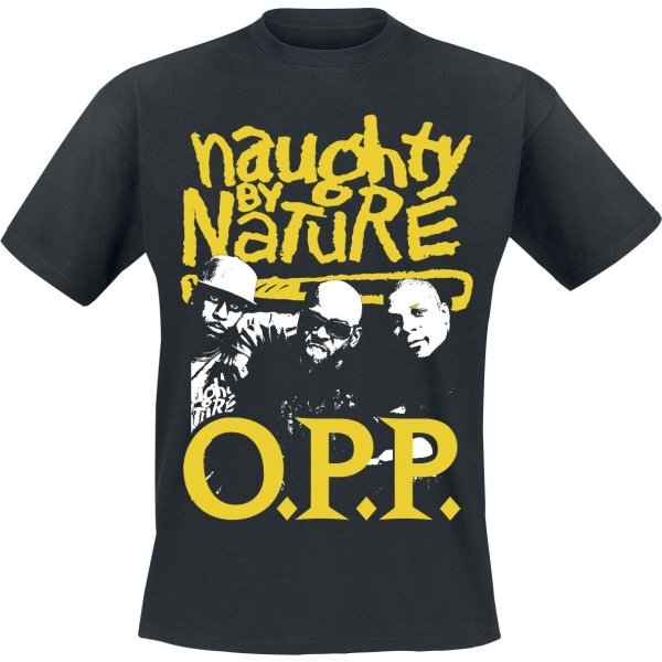 Naughty by Nature Vintage OPP Tričko černá - RockTime.cz