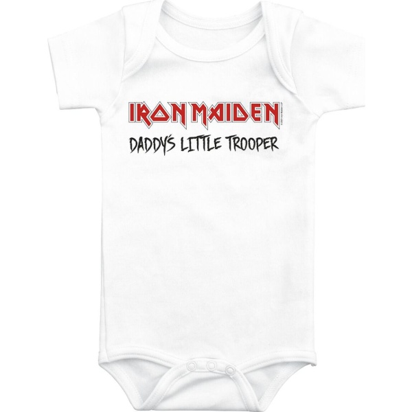 Iron Maiden Kids - Little Trooper body bílá - RockTime.cz