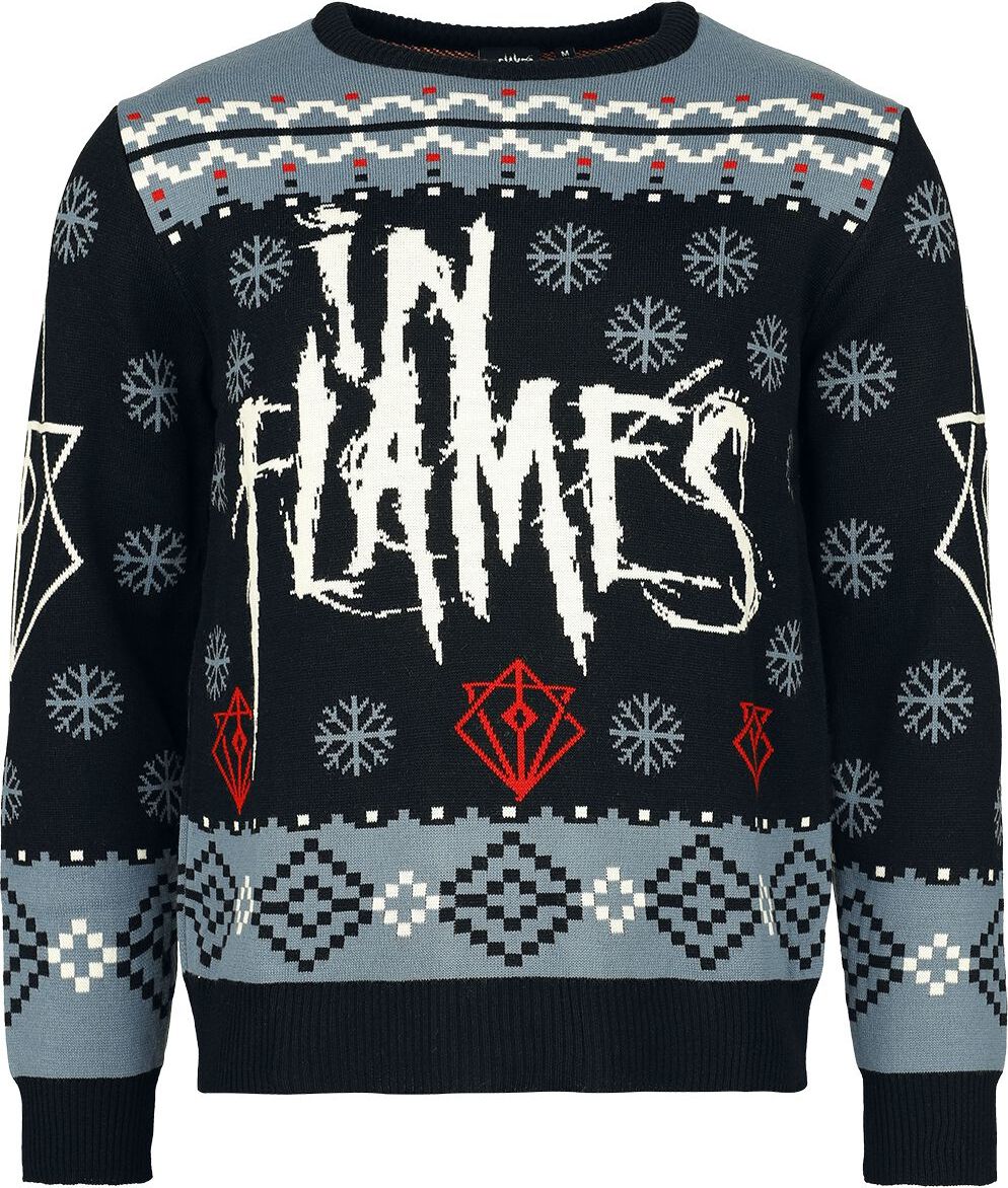 In Flames Holiday Sweater 2024 Pletený svetr vícebarevný - RockTime.cz