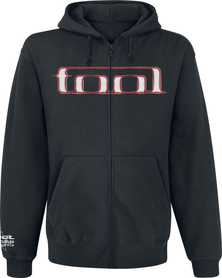 Tool Grid Skull Mikina s kapucí na zip černá - RockTime.cz