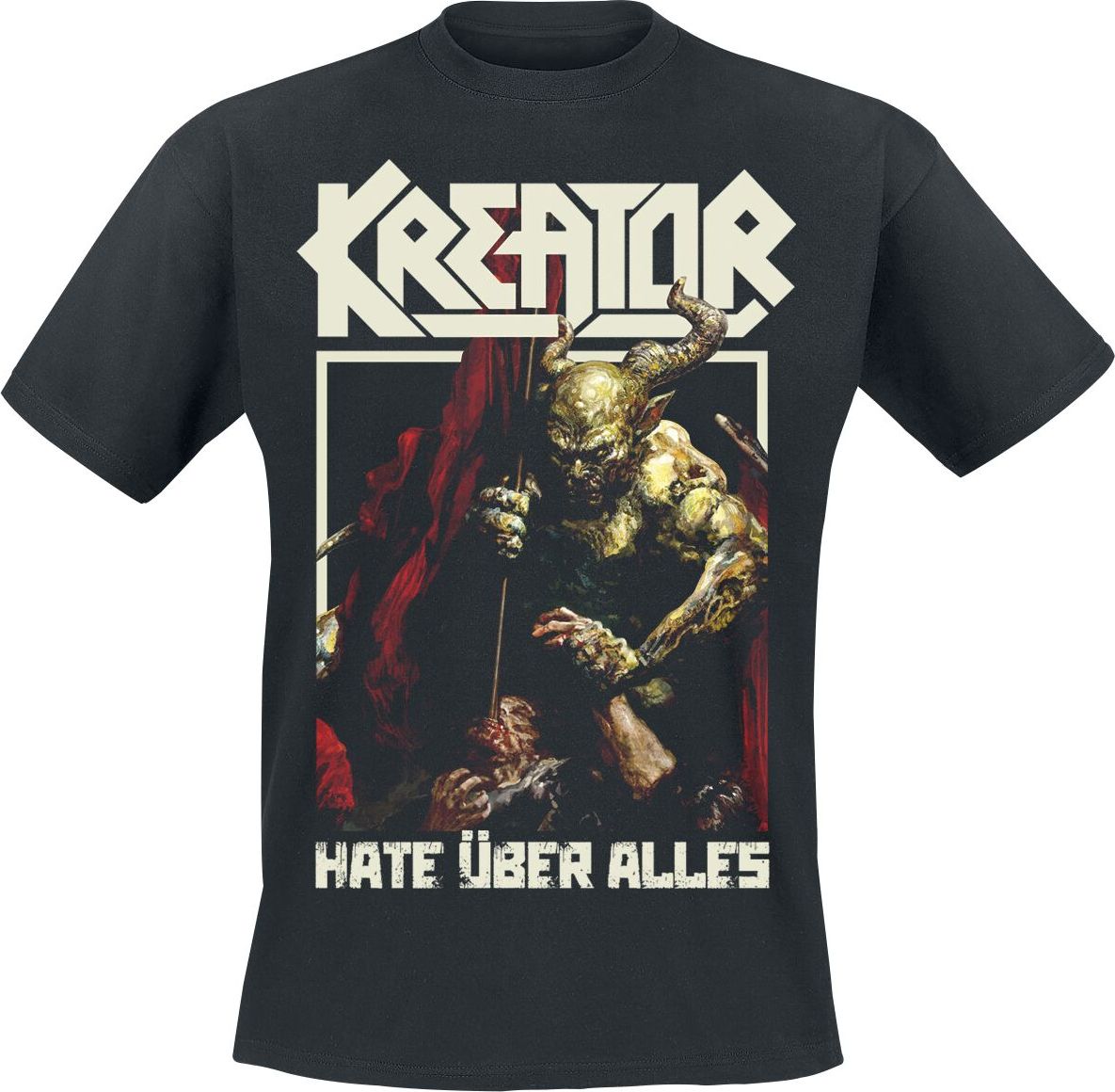 Kreator Hate Über Alles Tracklist Tričko černá - RockTime.cz