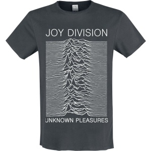 Joy Division Amplified Collection - Unknown Pleasures Tričko charcoal - RockTime.cz