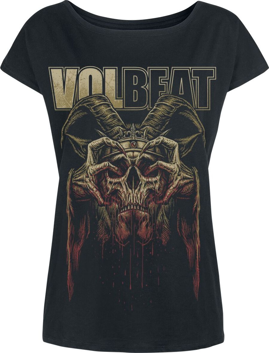 Volbeat Bleeding Crown Skull Dámské tričko černá - RockTime.cz