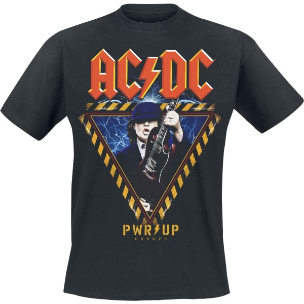 AC/DC PWRUP European Tour 2024 Tričko černá - RockTime.cz