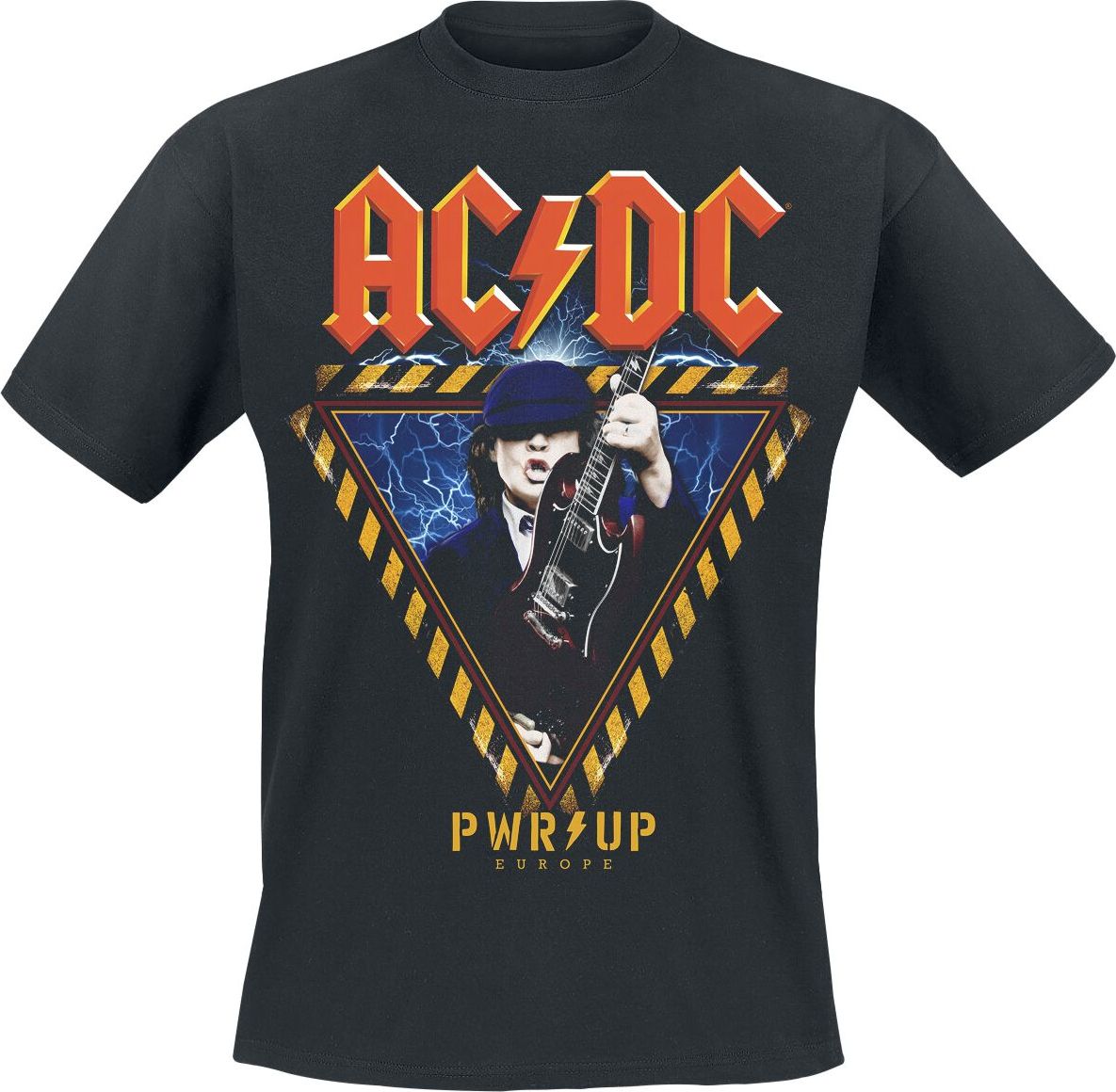 AC/DC PWRUP European Tour 2024 Tričko černá - RockTime.cz