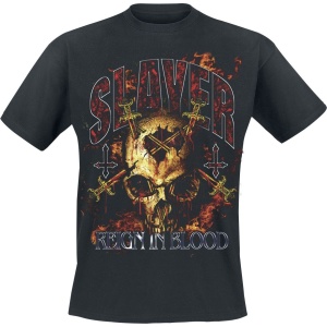 Slayer Reign Sword Skull Tričko černá - RockTime.cz