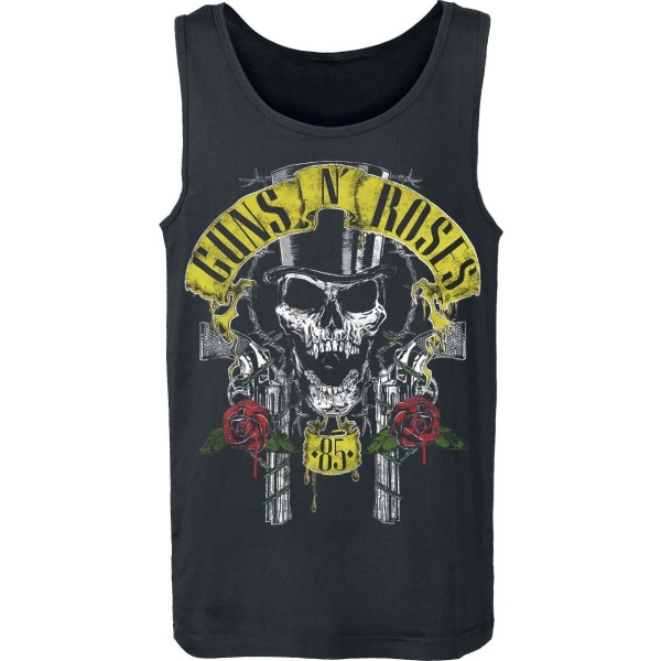 Guns N' Roses Top Hat Tank top černá - RockTime.cz