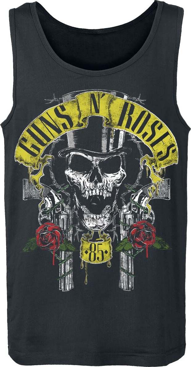 Guns N' Roses Top Hat Tank top černá - RockTime.cz