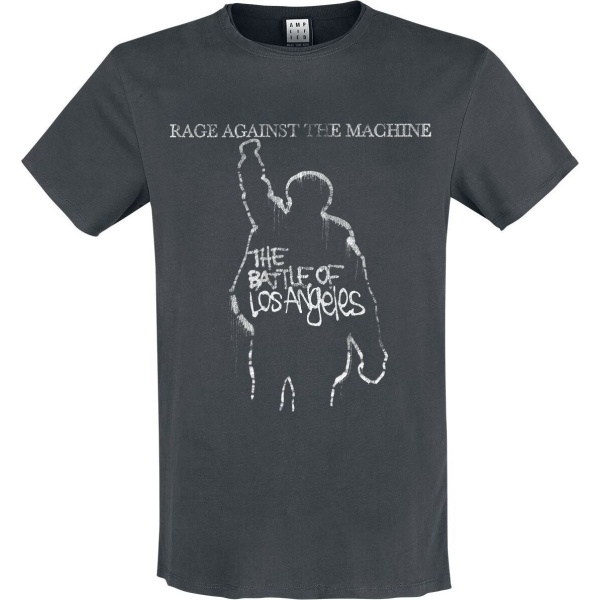 Rage Against The Machine Amplified Collection - The Battle Of LA Tričko charcoal - RockTime.cz