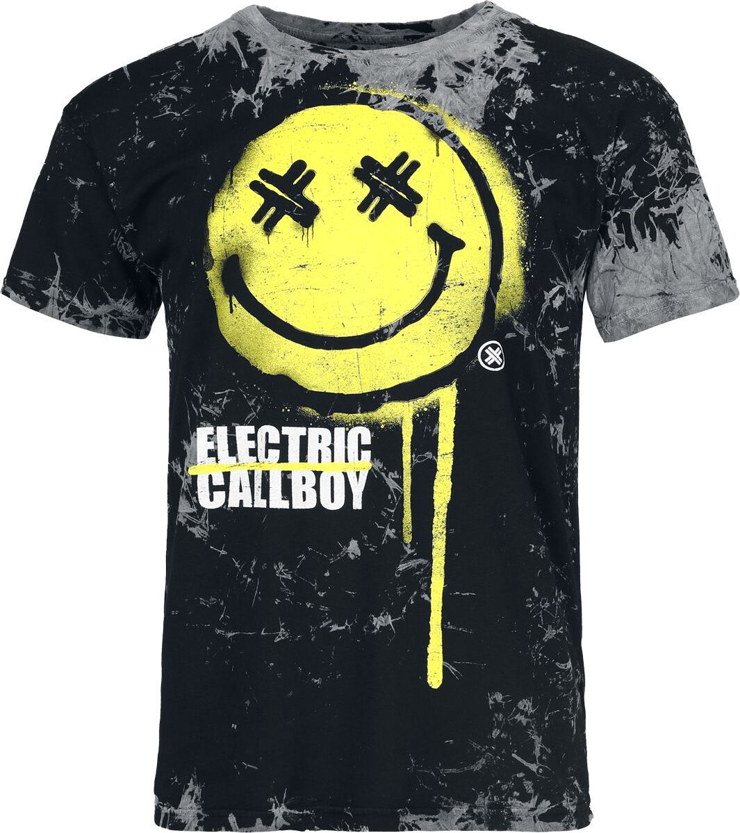 Electric Callboy Spray Smile Tričko šedá - RockTime.cz