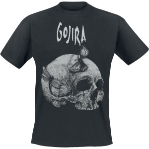 Gojira Moth Skull Tričko černá - RockTime.cz