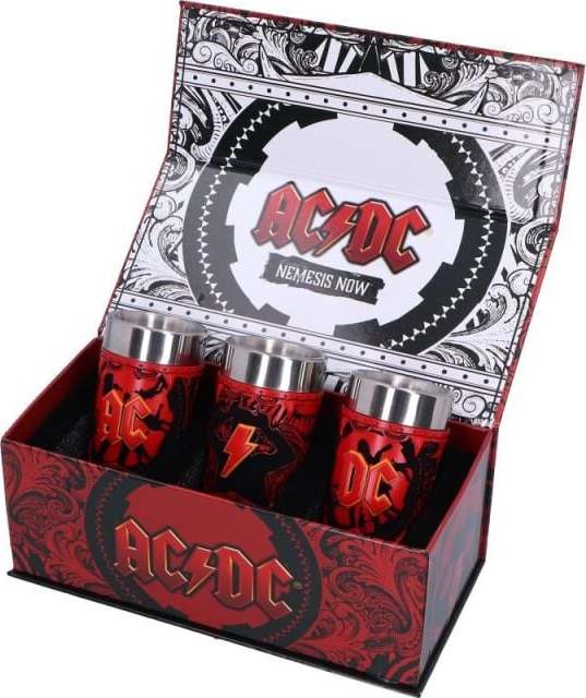 AC/DC Logo Shot Glas-Set sklenicka vícebarevný - RockTime.cz