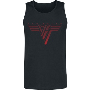 Van Halen Classic Red Logo Tank top černá - RockTime.cz