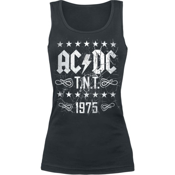 AC/DC T.N.T. 1975 Dámský top černá - RockTime.cz