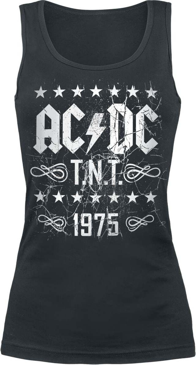 AC/DC T.N.T. 1975 Dámský top černá - RockTime.cz