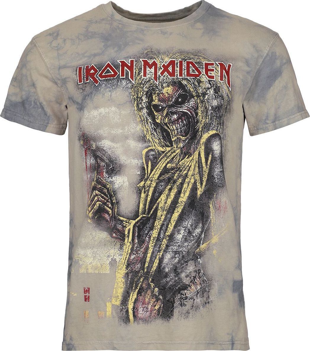 Iron Maiden Killers Tričko bílá/šedá - RockTime.cz