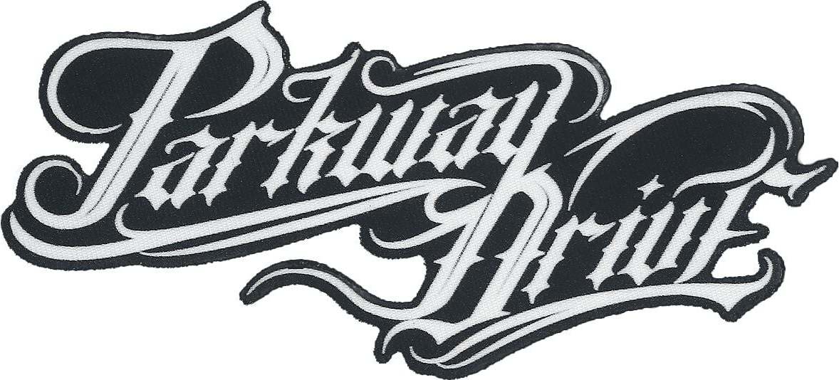 Parkway Drive Parkway Drive Logo nášivka cerná/bílá - RockTime.cz