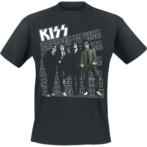 Kiss Dressed to kill Tričko černá - RockTime.cz