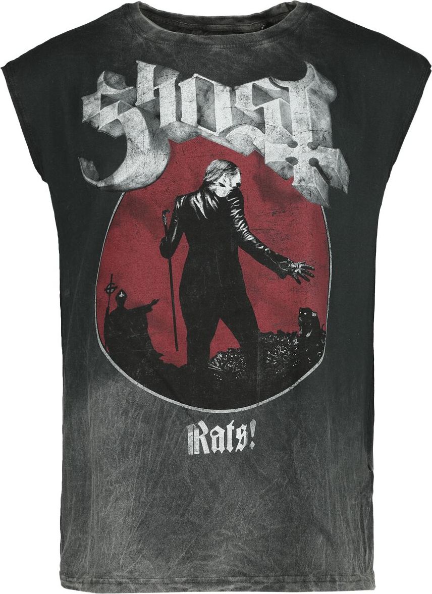 Ghost Rats Tank top šedá - RockTime.cz