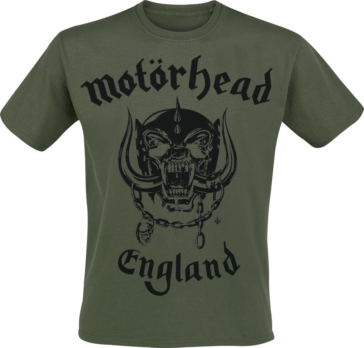 Motörhead Hammersmith Short Sharp Pain Tričko khaki - RockTime.cz