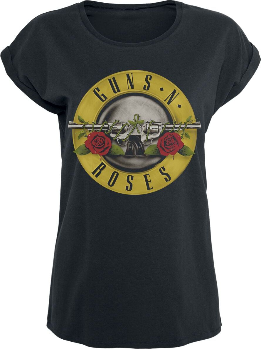 Guns N' Roses Distressed Bullet Dámské tričko černá - RockTime.cz