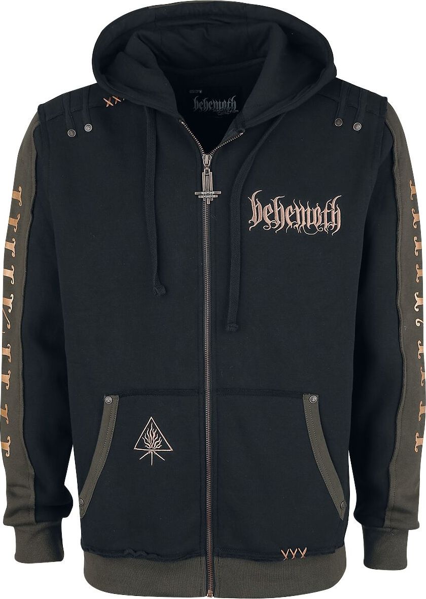 Behemoth EMP Signature Collection Mikina s kapucí na zip černá - RockTime.cz