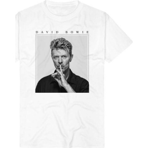 David Bowie Photo Tričko bílá - RockTime.cz