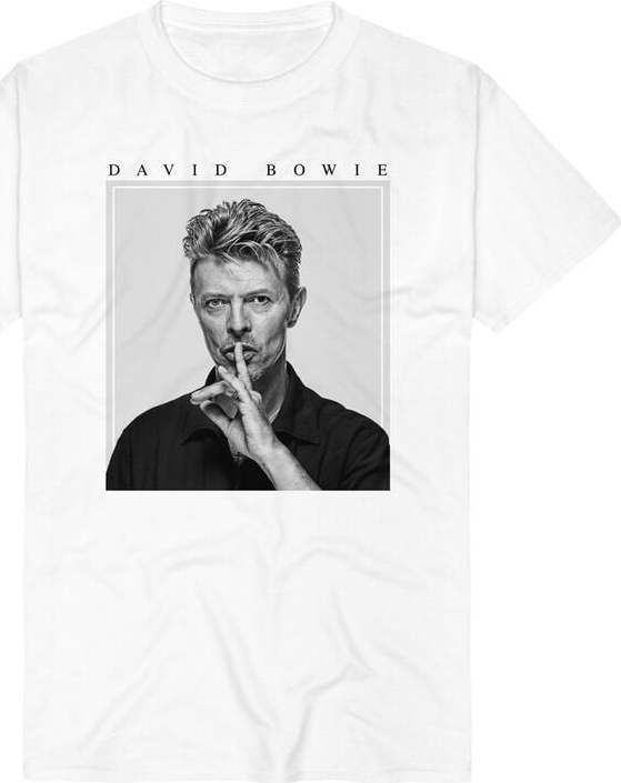 David Bowie Photo Tričko bílá - RockTime.cz