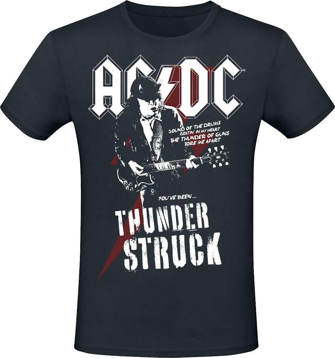 AC/DC Thunderstruck Tričko černá - RockTime.cz