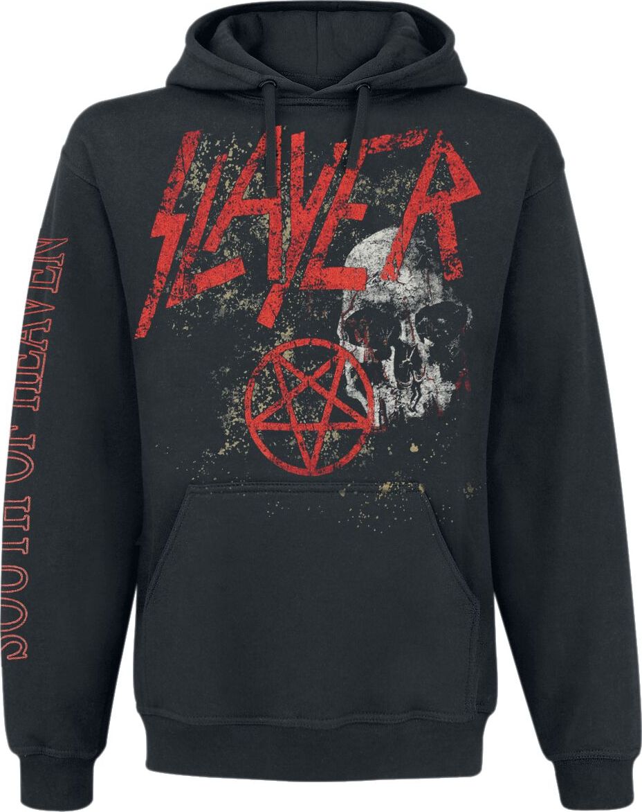 Slayer Skull Mikina s kapucí černá - RockTime.cz