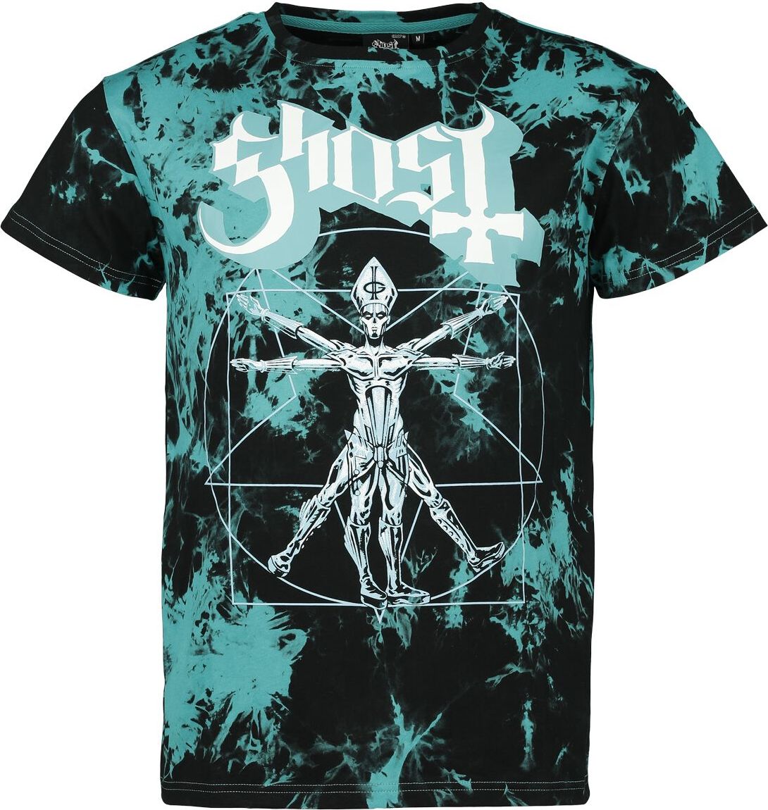 Ghost EMP Signature Collection Tričko cerná/tyrkysová - RockTime.cz