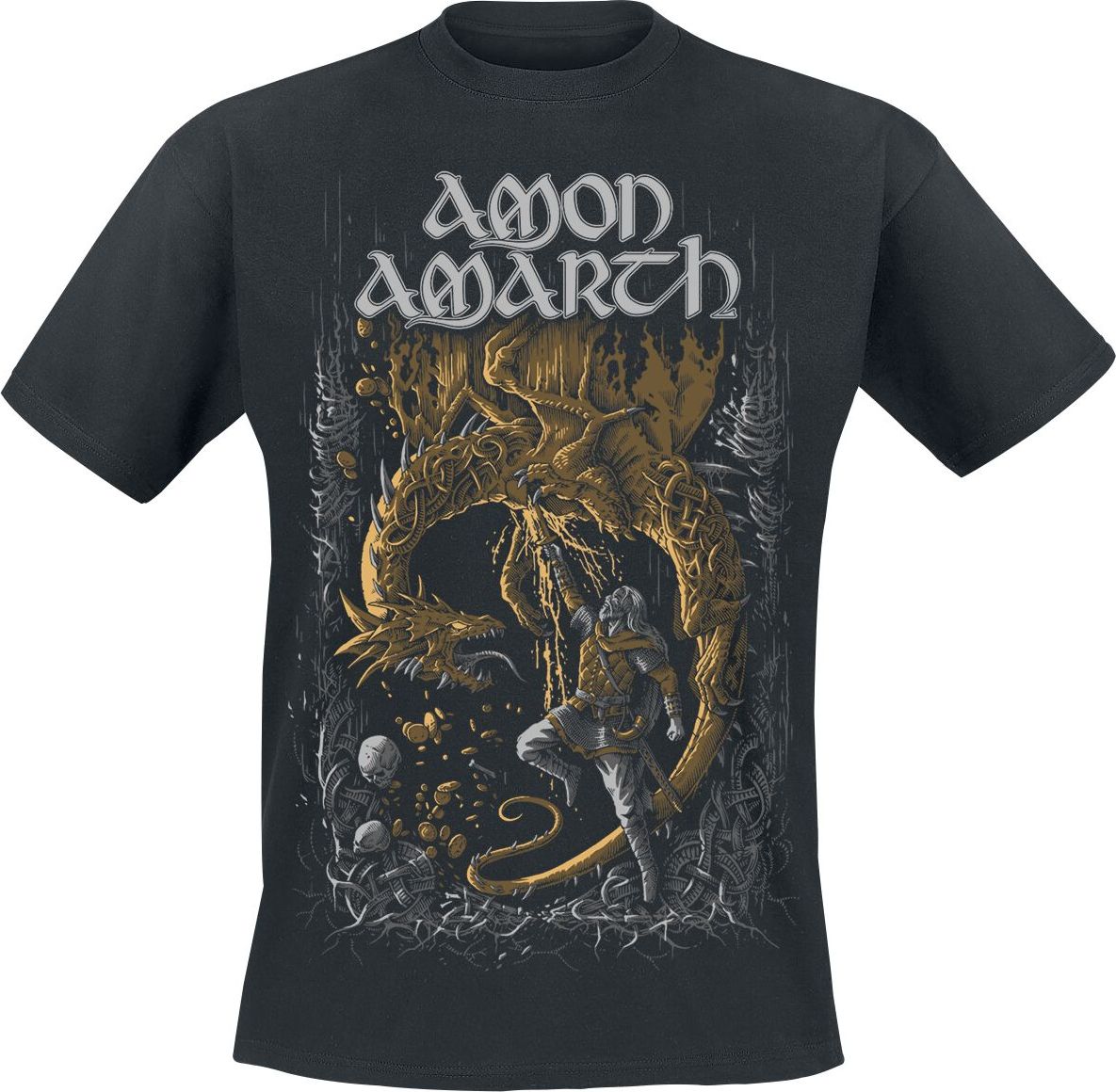 Amon Amarth Fafner's Gold Tričko černá - RockTime.cz