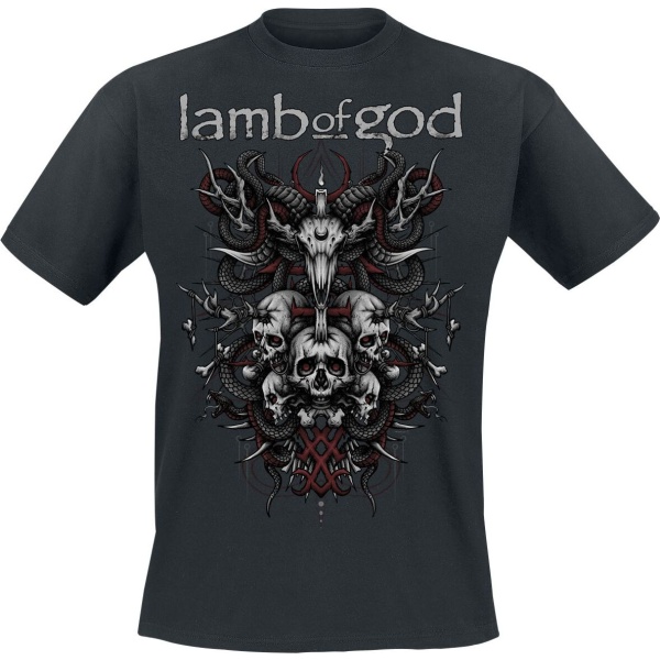 Lamb Of God Antler Crest Tričko černá - RockTime.cz