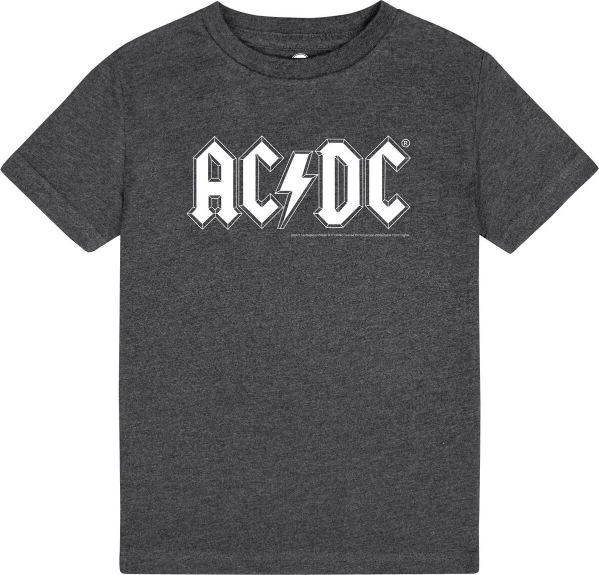 AC/DC Metal-Kids - Logo detské tricko charcoal - RockTime.cz