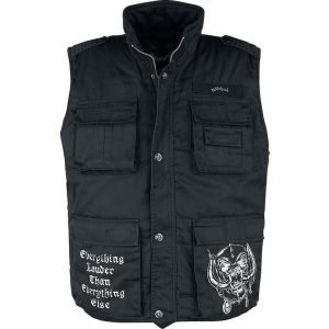 Motörhead Brandit Bastards - Ranger Vest Vesta černá - RockTime.cz