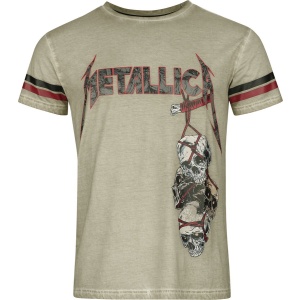 Metallica EMP Signature Collection Tričko béžová - RockTime.cz