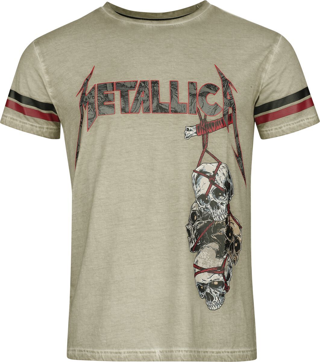 Metallica EMP Signature Collection Tričko béžová - RockTime.cz