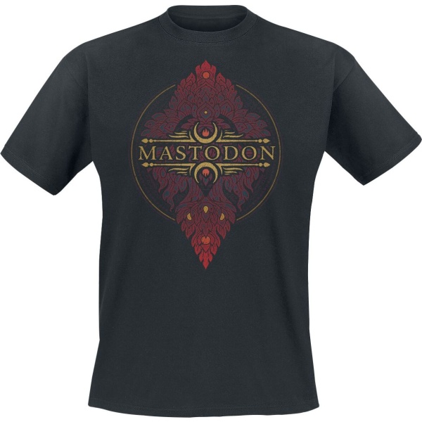 Mastodon Ornamental Logo Tričko černá - RockTime.cz