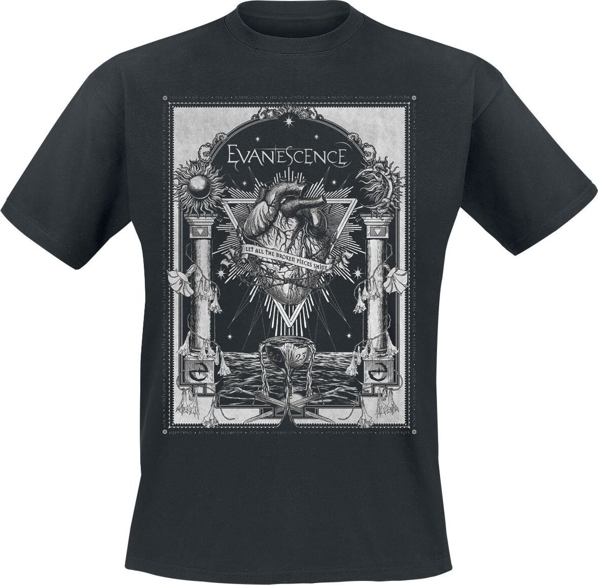 Evanescence Poster Tee Tričko černá - RockTime.cz