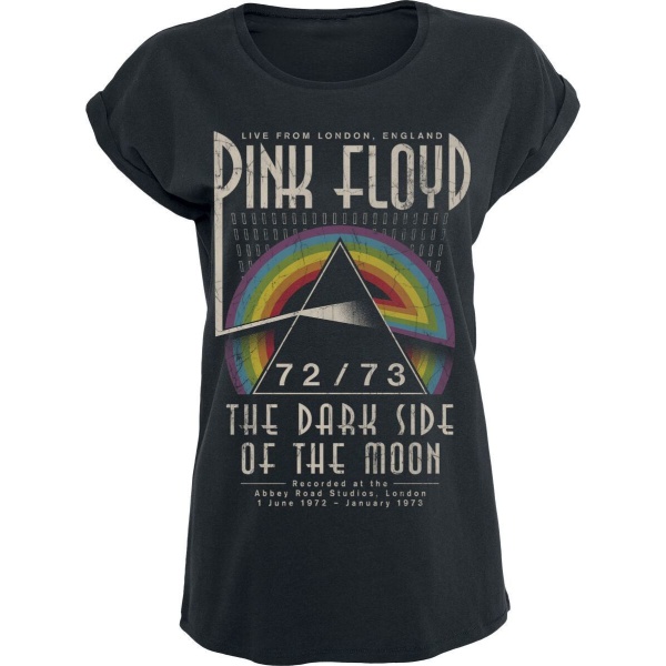 Pink Floyd Dark Side - Circle Dámské tričko černá - RockTime.cz