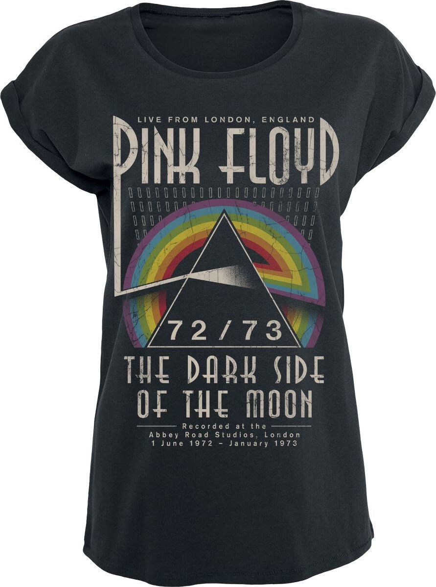 Pink Floyd Dark Side - Circle Dámské tričko černá - RockTime.cz