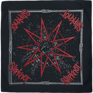 Slipknot Nine Pointed Star - Bandana Bandana - malý šátek vícebarevný - RockTime.cz